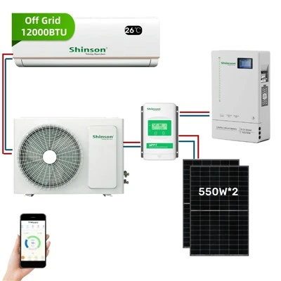 12000BTU DC48V Solar Air Conditioner for Home Solar Cooling Systems and Solar Cooling Systems Solar AC
